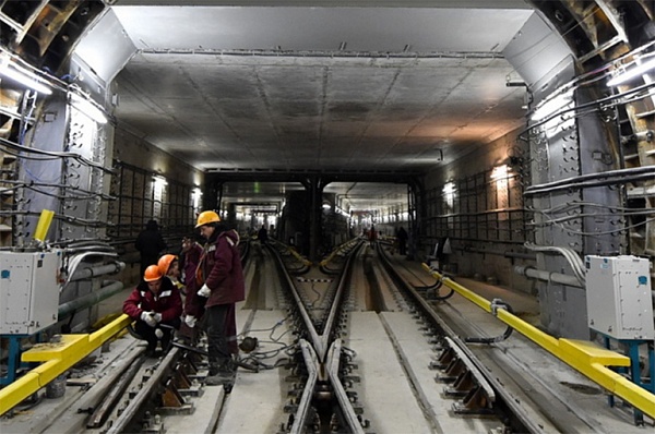 Проходка тоннеля между станциями «Мамыри» и «Бачуринская» готова наполовину 